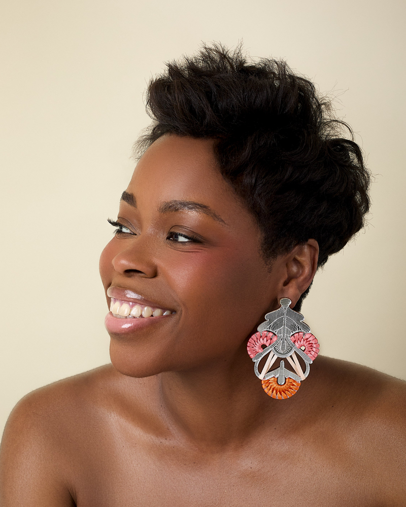 Owambe Luxe - Silver Orange Pink Hues