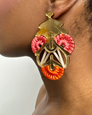 OWAMBE LUXE - Orange Delight, Coral and Peal Pink