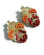 Owambe Luxe Petite - Gold Orange Red Hues