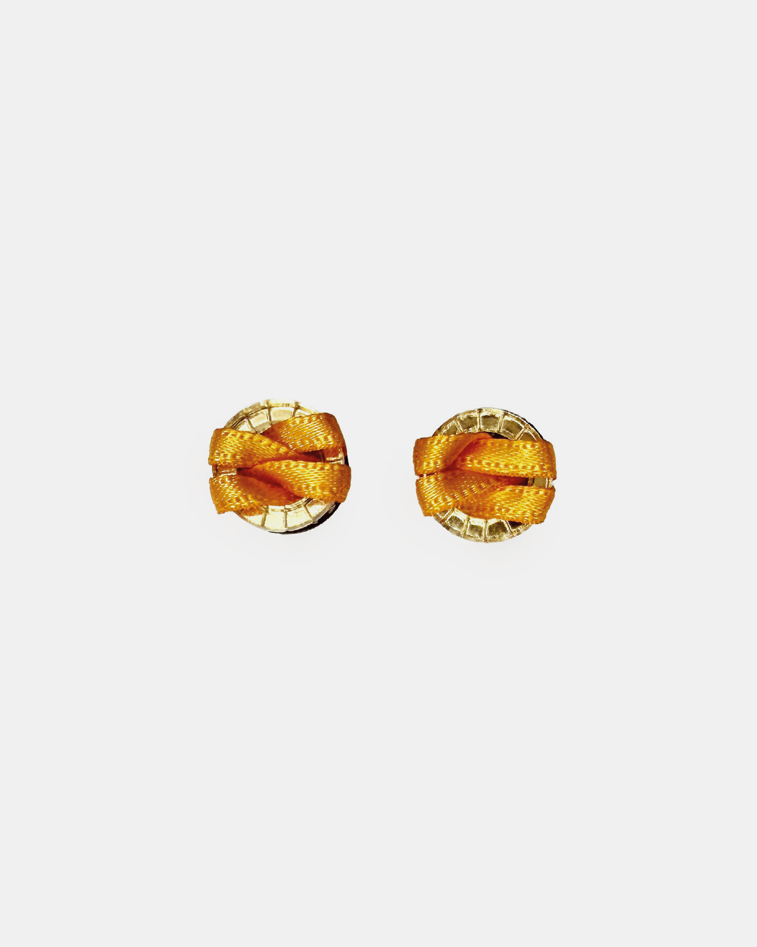 Owambe Lite Studs - Gold Orange