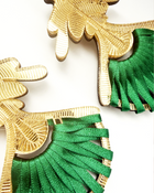 Owambe Bella - Gold Hunter Green