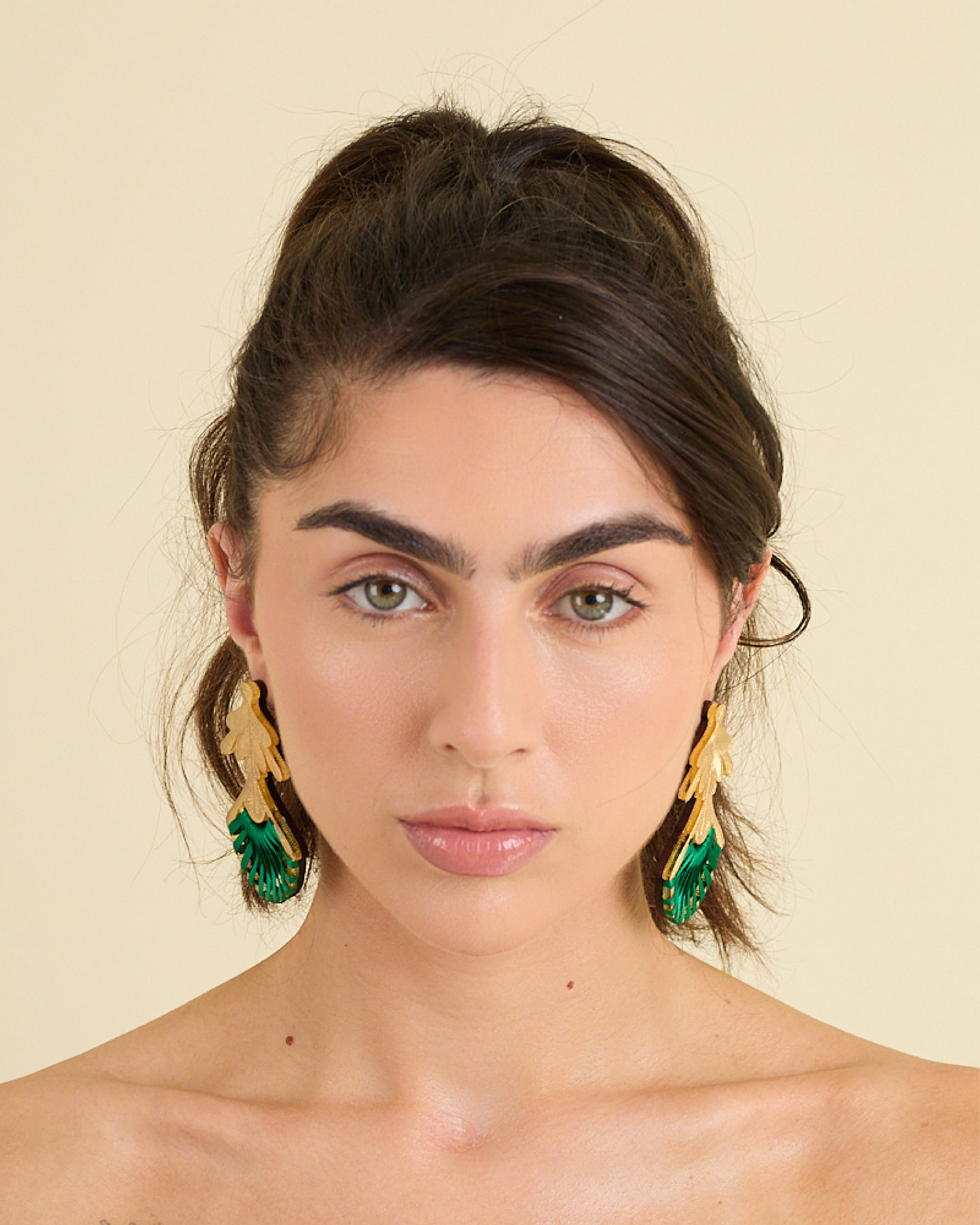 Owambe Bella - Gold Hunter Green