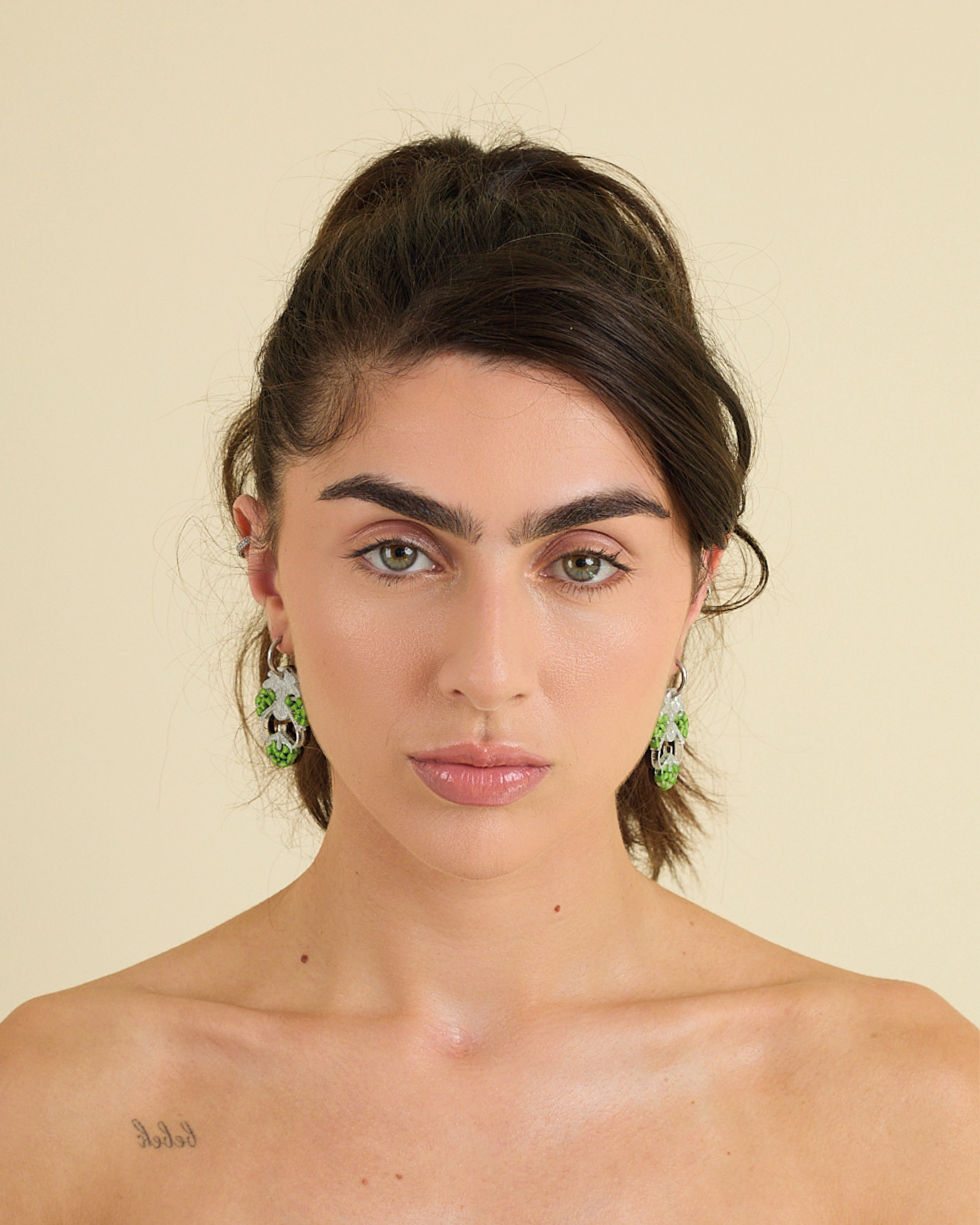 Owambe Luxe Minis - Silver Pistachio Green