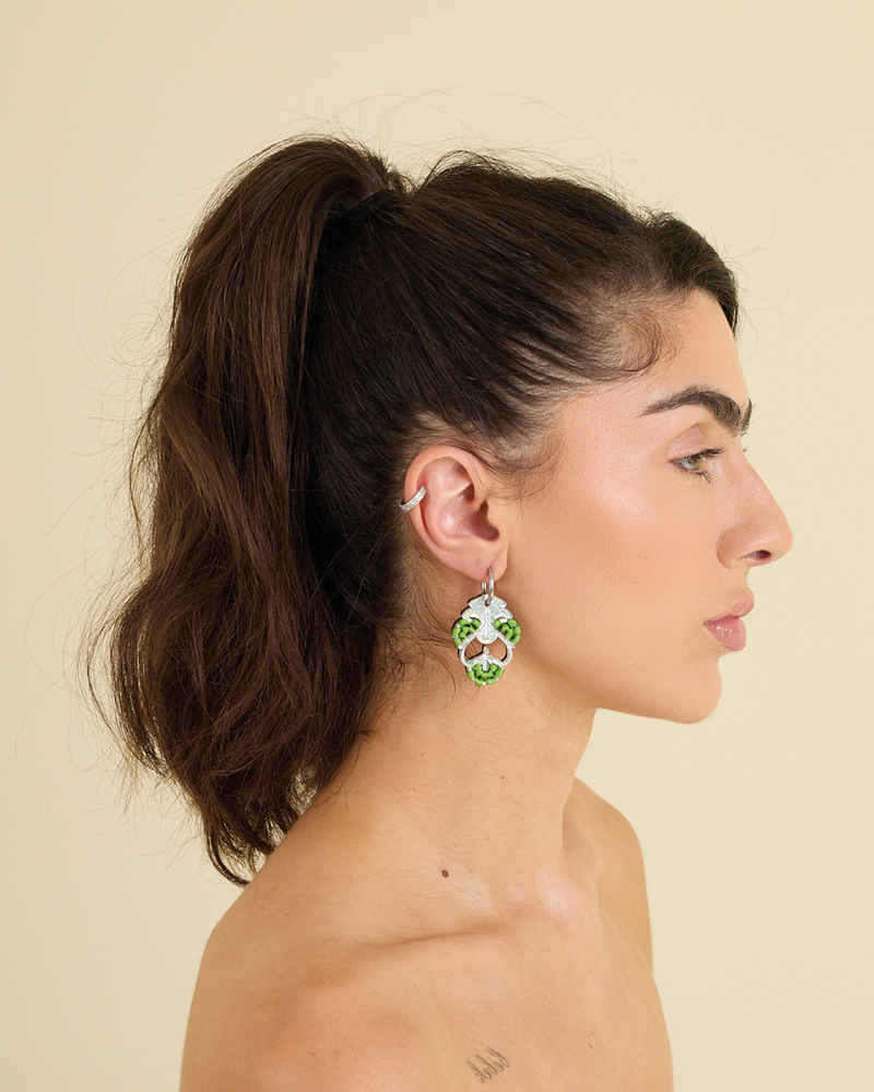 Owambe Luxe Minis - Silver Pistachio Green