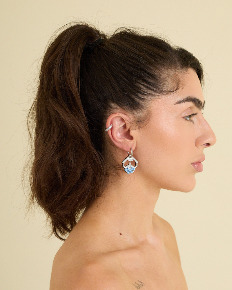 Owambe Luxe Half Minis Silver Ice Blue