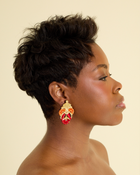 Owambe Luxe Petite - Gold Orange Red Hues