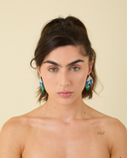 Owambe Luxe Petite - Silver Emerald Blue Hues