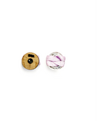 Owambe Lite Studs Silver Lilac