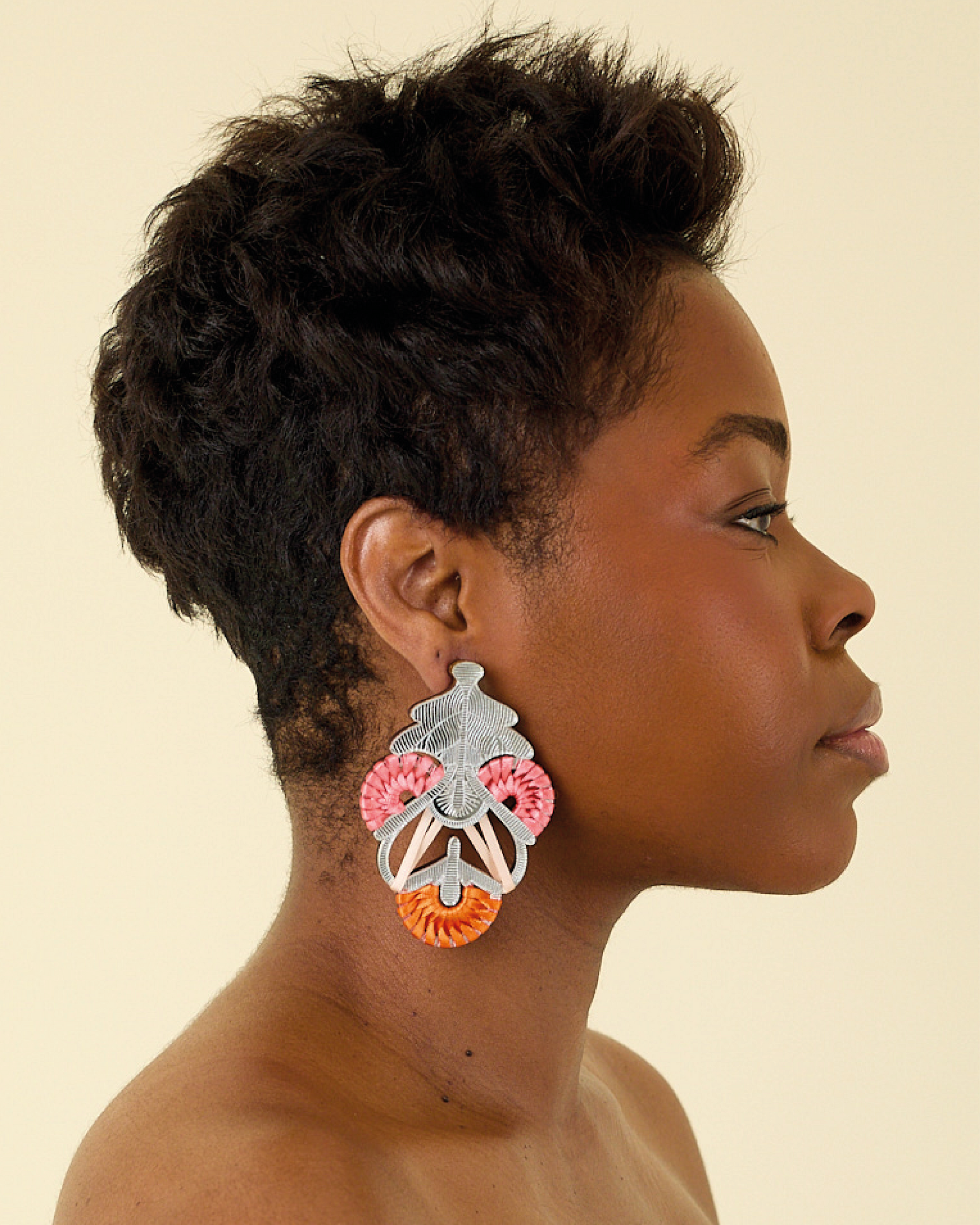 Owambe Luxe - Silver Orange Pink Hues