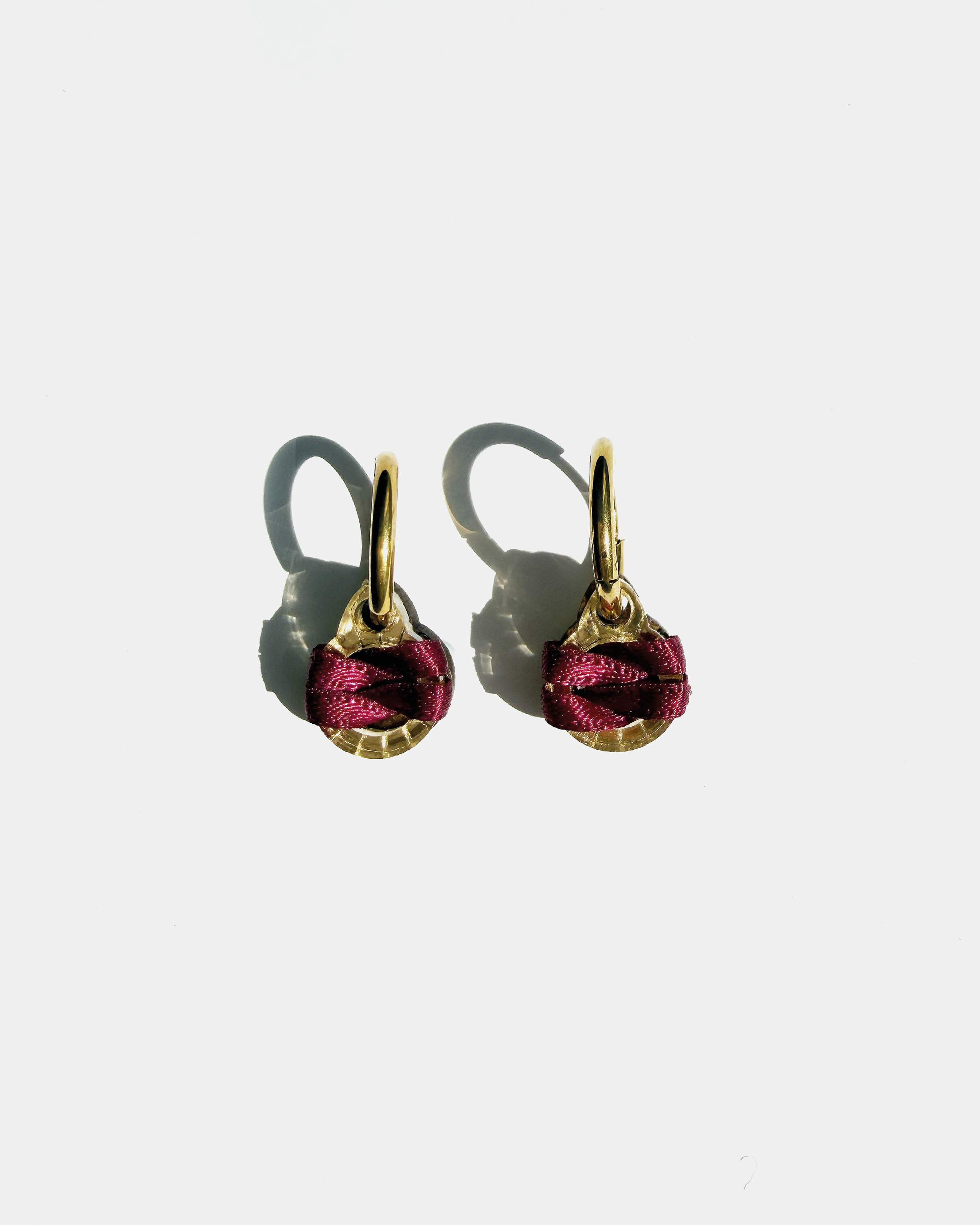 Owambe Lite Drops - Gold Burgundy