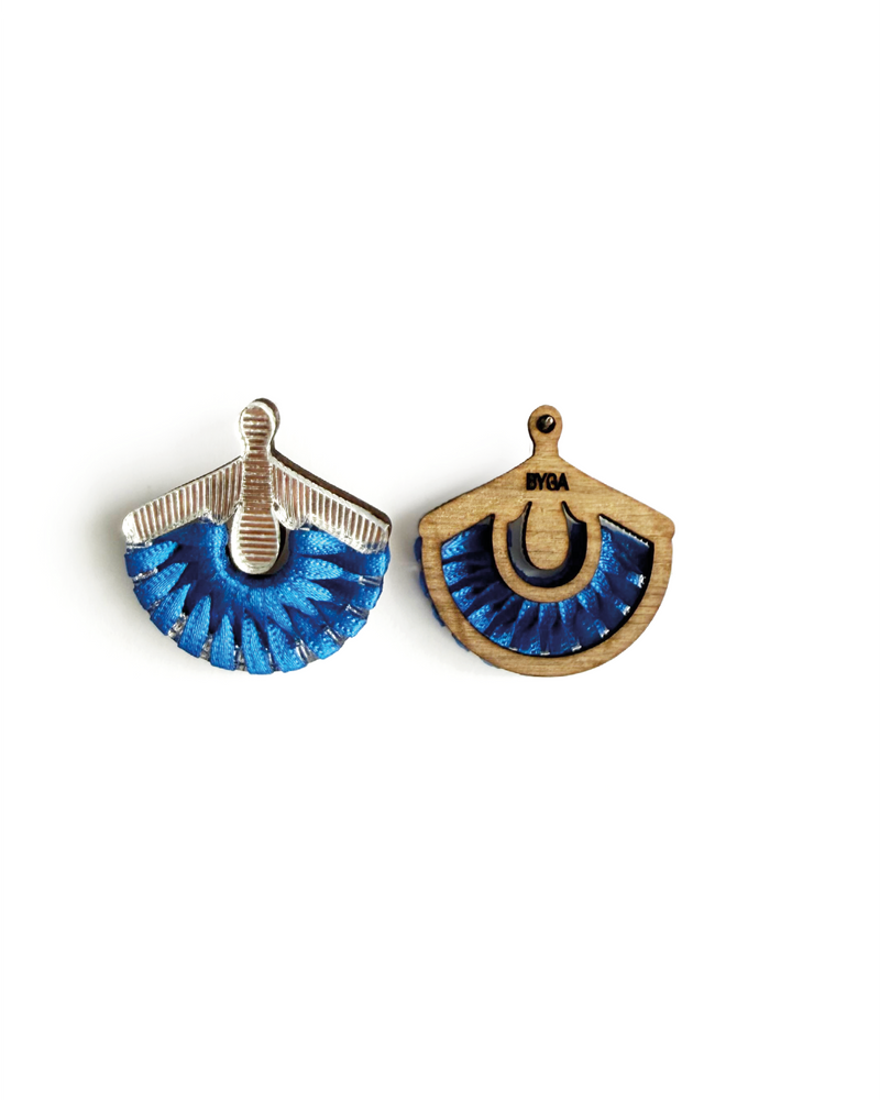 SE - Owambe Chic - Silver Electric Blue