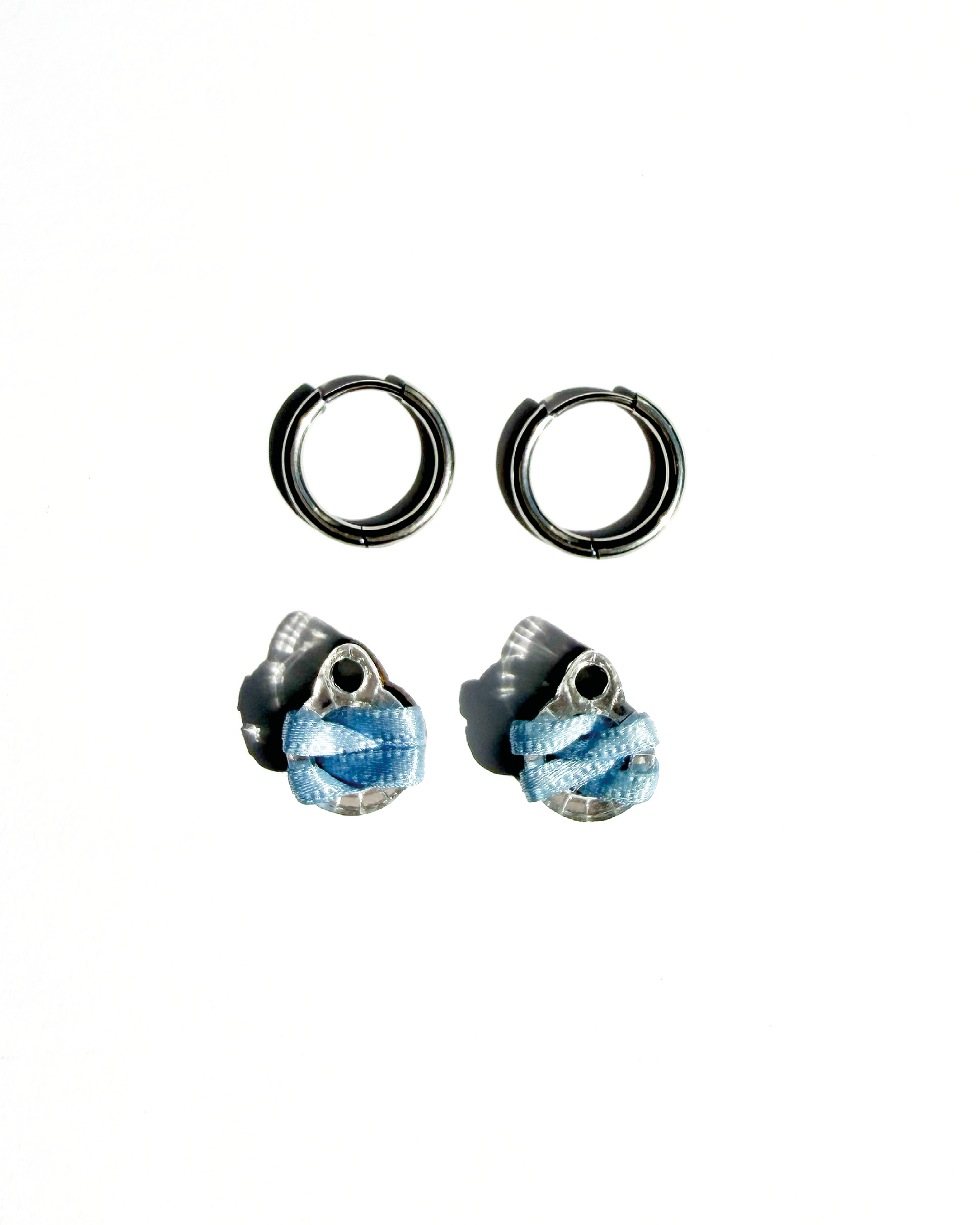 Owambe Lite Drops Silver Ice Blue