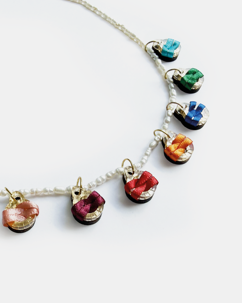 Owambe Lite Drops Freshwater Pearls Necklace