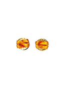 Owambe Lite Studs - Gold Orange
