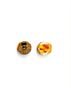 Owambe Lite Studs - Gold Orange