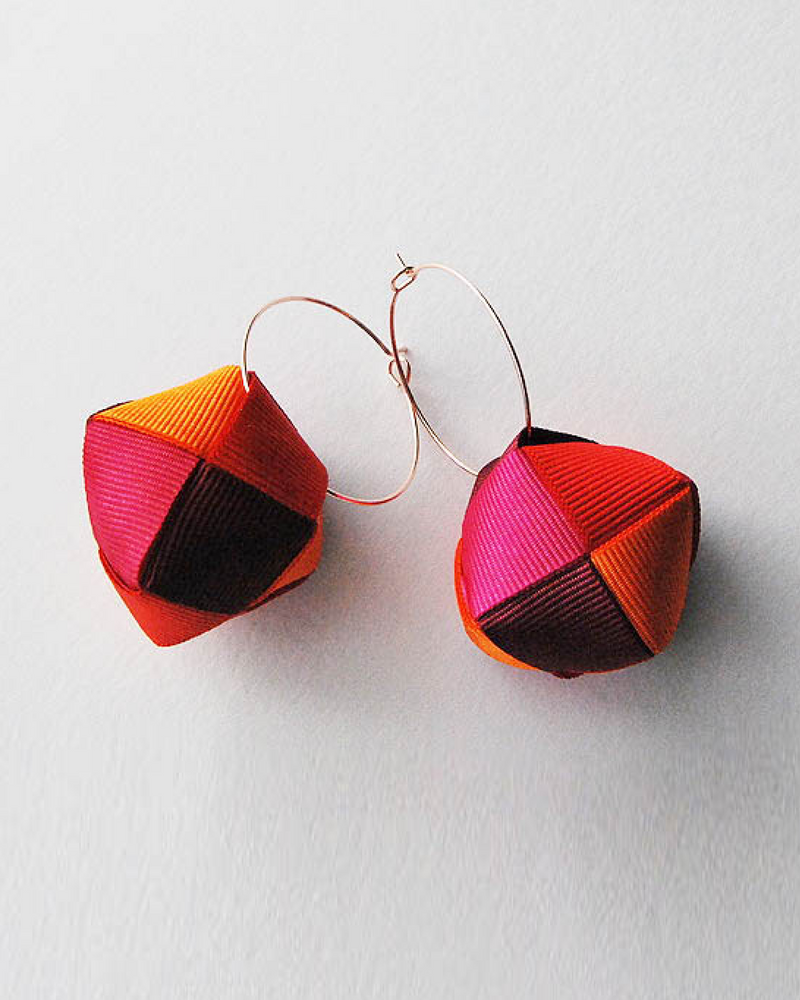 Royal Red Gabriella Hoop Drops