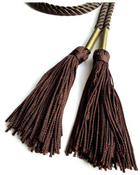 The By Grace Ambrose statement tassel necklace