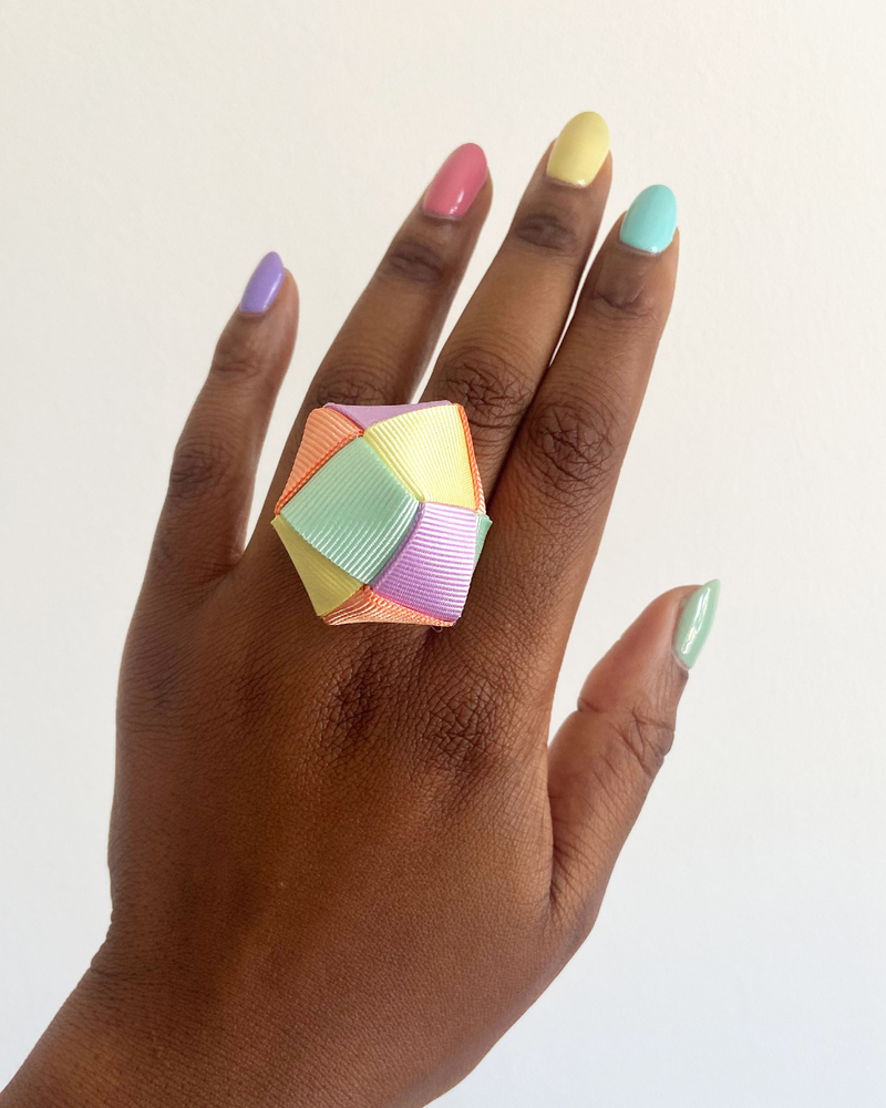 Gabriella Pretty Pastel Cocktail Ring