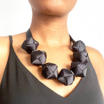 Black Pearl Gabriella Statement Necklace