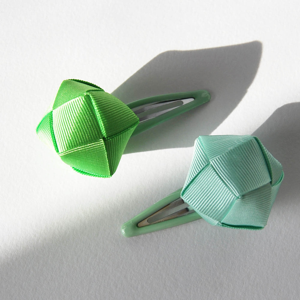 Mini Briella Hair Jewels - Apple & Mint Bubble Gum Pop (Hair Clips)