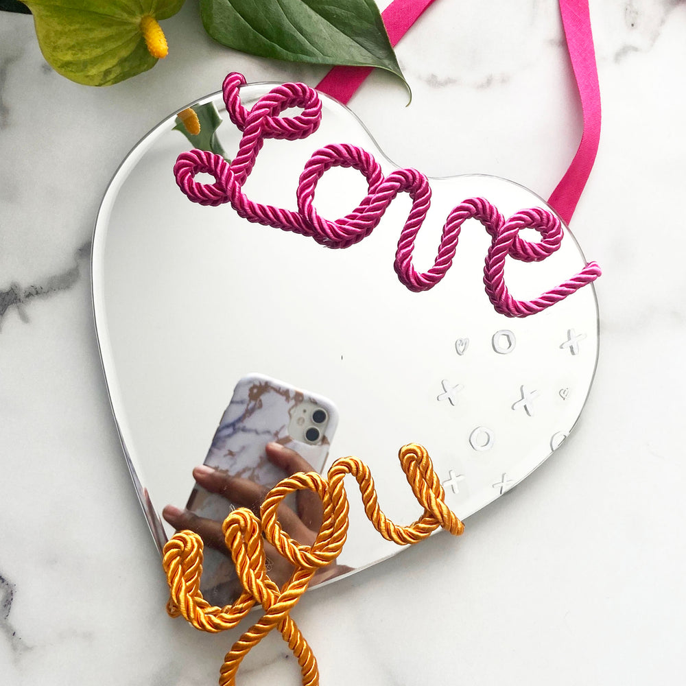 Joy - Love You Heart Shaped (Self-Love) Mirror