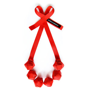 The Naomi Orginal (in Vibrant Red) chunky statement necklace