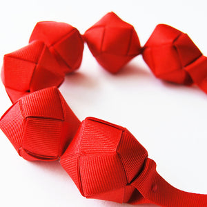 
            
                Load image into Gallery viewer, The Naomi Orginal (in Vibrant Red) chunky statement necklace
            
        