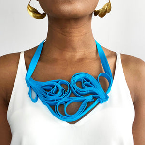 
            
                Load image into Gallery viewer, The Adele Originals (Bright Blue) chunky statement necklace
            
        