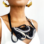 The Adele Mix (Monotone Pop) chunky statement necklace