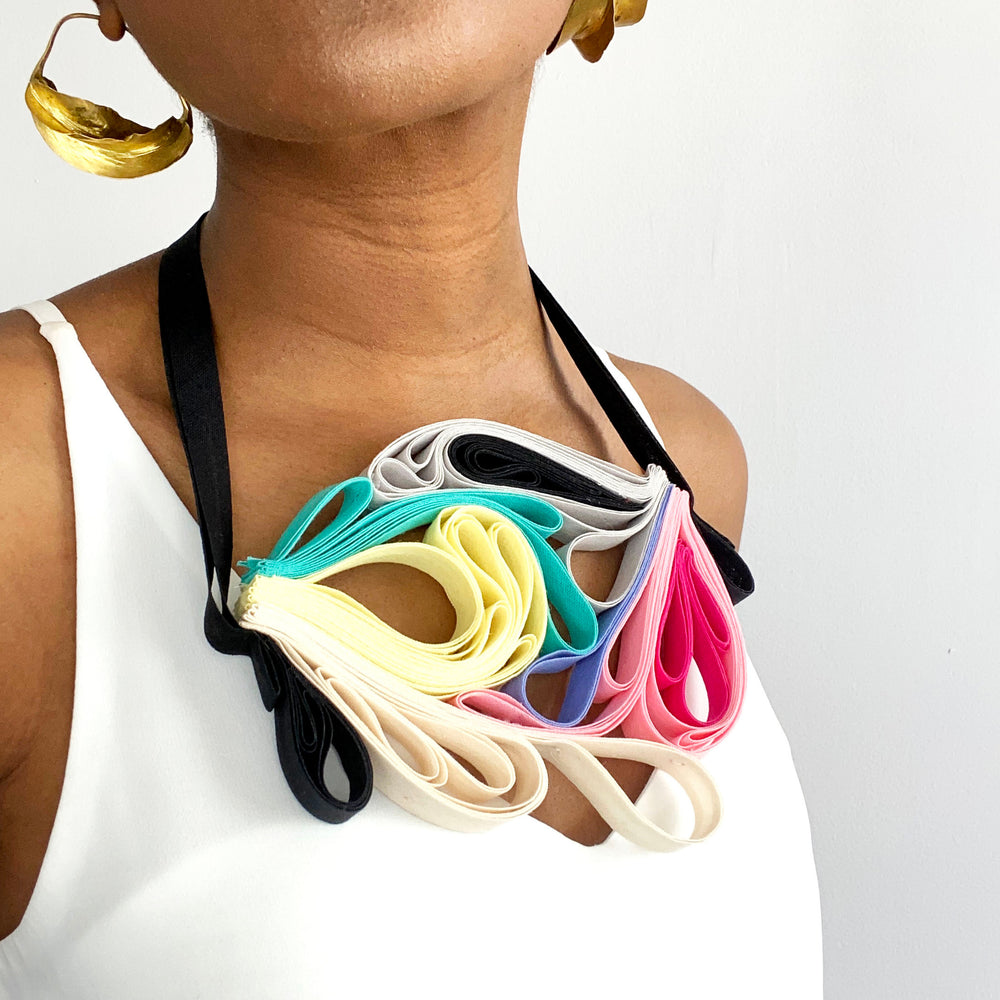 
            
                Load image into Gallery viewer, The Adele  Mix (Pastel Mix) chunky statement necklace
            
        
