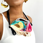 The Adele  Mix (Pastel Mix) chunky statement necklace