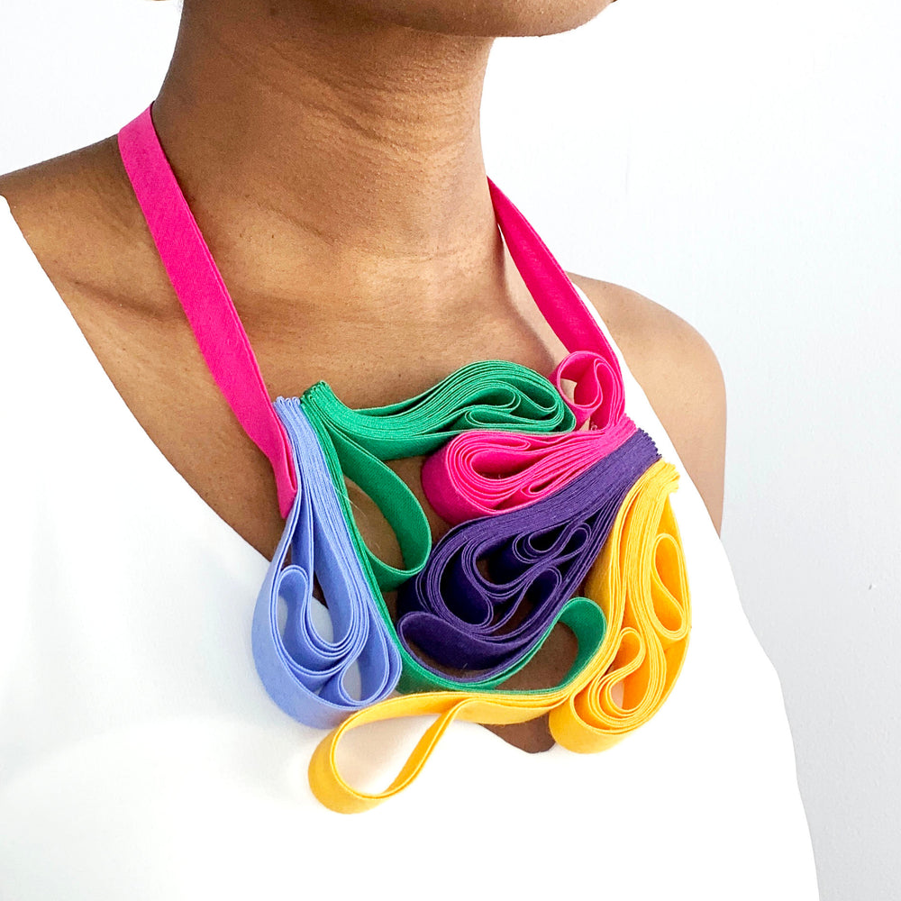 The Adele  Mix (Colour Pop) chunky statement necklace