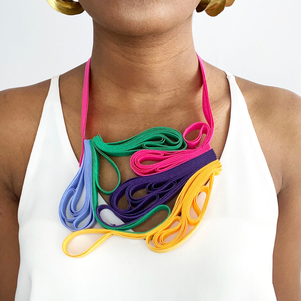 The Adele  Mix (Colour Pop) chunky statement necklace