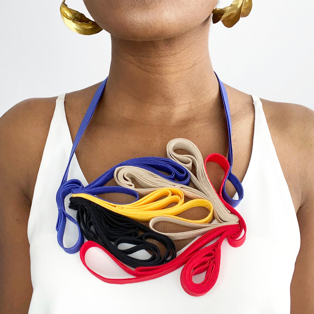 
            
                Load image into Gallery viewer, The Adele  Mix (Comic Book) chunky statement necklace
            
        