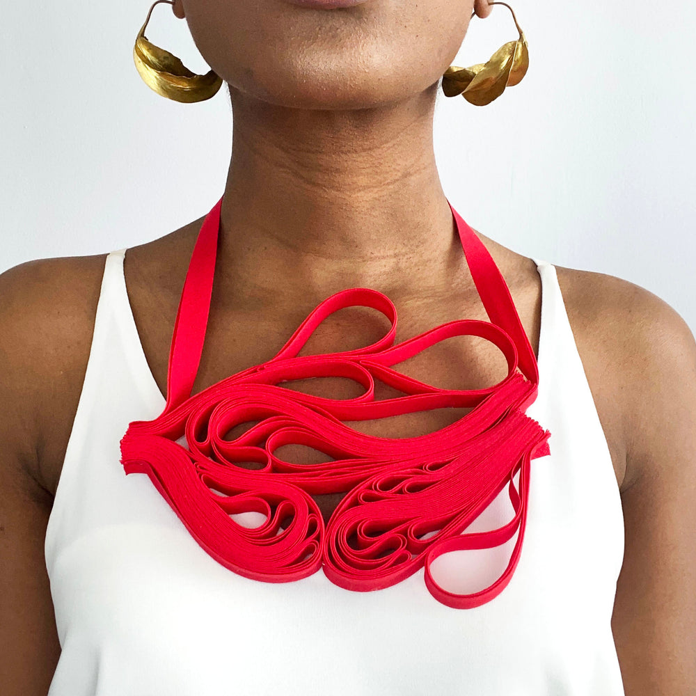 The Adele Originals (Red) chunky statement necklace