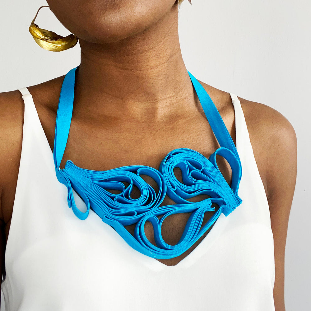 The Adele Originals (Bright Blue) chunky statement necklace
