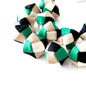 The Eve in Green - chunky statement necklace