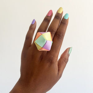 
            
                Load image into Gallery viewer, Gabriella Pretty Pastel Cocktail Ring
            
        