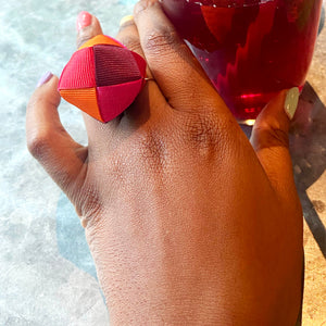 Gabriella Royal Red Cocktail Ring